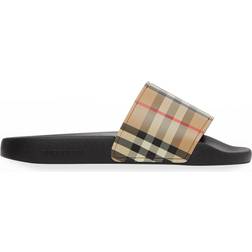 Burberry Check Sandals Archive - Beige