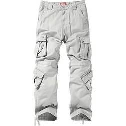 Match Men's Wild Cargo Pants - Light Grey