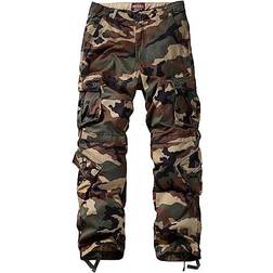 Match Men's Wild Cargo Pants - Khaki Camo