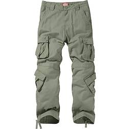 Match Men's Wild Cargo Pants - Light Green