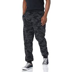 Southpole Men's Basic Active Fleece Joggers - Grey/Black