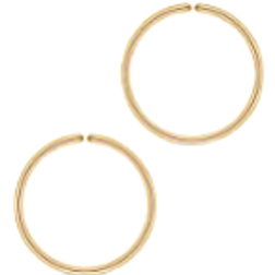 LUCKYJEWUS Small Hoop Earrings - Gold