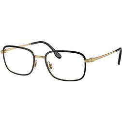 Ray-Ban Man Rb6495 Gold Clear Lenses Polarized 54-19