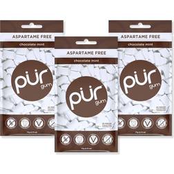 PUR xylitol chewing gum chocolate mint count, 4