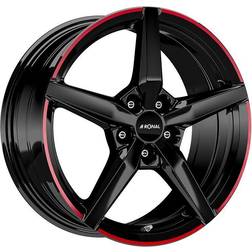 Ronal R69 mcr Jetblack red rim 8x18 5x120 ET42