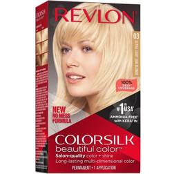Revlon New ColorSilk Beautiful Permanent Hair Formula, 03 Ultra Light Sun Blonde, 1