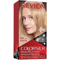Revlon ColorSilk Beautiful Permanent Hair Color 73 Champagne Blonde 1 Count