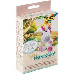 Folia bringmann mini diy crochet kit unicorn age 8 iob