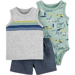 Carter's Baby Surfboard Little Short Set 3-piece - Multi