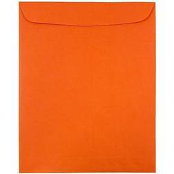 Jam Paper 9 x 12 Open End Catalog Colored Envelopes Orange Recycled 25/Pack