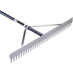 Rake 12036 Field/Aggregate Rake, 36" Heavy-Duty, Wrap-Around Bracing, Powder-Coated