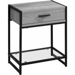 Monarch Specialties Accent Tempered Small Table