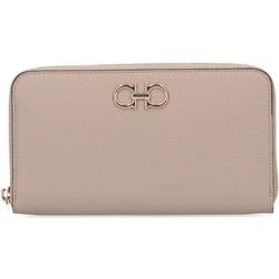 Ferragamo Gancini Continental Wallet - Beige U