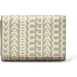 Marc Jacobs The Monogram Medium Trifold Wallet in Khaki - Khaki Onesize