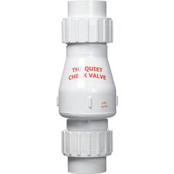 Zoeller 30-0040 1.5" PVC Quiet Union Check Valve, White