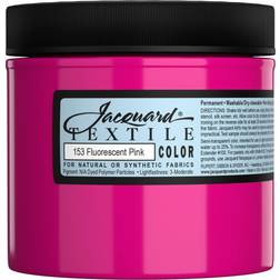 Jacquard textile color fabric paint 8oz-fluorescent pink