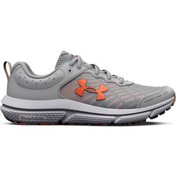 Under Armour Kid's Assert 10 GS Running - Mod Gray/Orange Blast