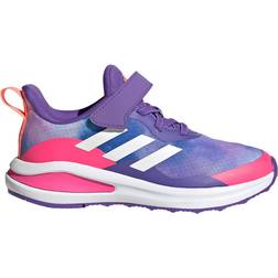 Adidas Little Kid's Fortarun El - Purple Rush/White/Acid Red