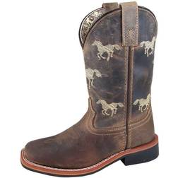 Smoky Mountain Childrens Brown Rancher Boots Gray