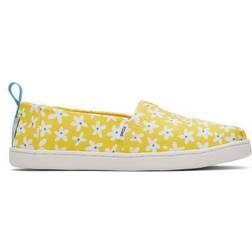 Toms Alpargata Girls Toddler Yellow Slip On