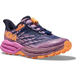 Hoka Kid's Speedgoat Trail Running Shoes in Bellwether Blue/Cyclamen