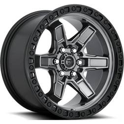 Fuel Off-Road Kicker 6 D698 Wheel, 17x9 with 6 on Bolt Pattern