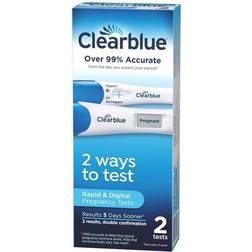Clearblue Digital & Rapid Pregnancy Test 2-pack