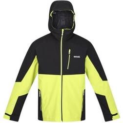 Regatta Men's Wentwood VII Waterproof Jacket - Black Bright Kiwi