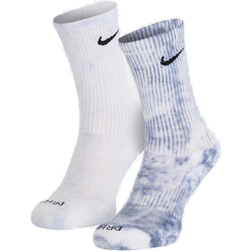 Nike Everyday Plus Cushioned Tie-Dye Crew Socks 2-pack - Multi-Colour