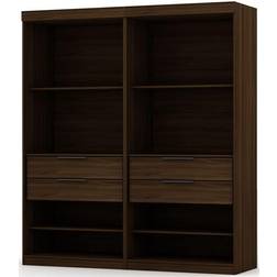 Manhattan Comfort Standing Closet Wardrobe