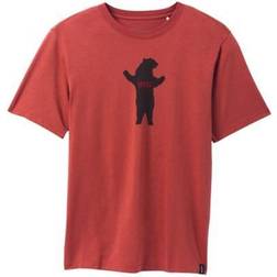 Prana Bear Squeeze Journeyman Slim Fit Tee - Rust Heather