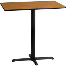 Flash Furniture XU-NATTB-2442-T2230B-GG Laminate Bar Table