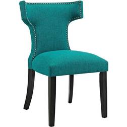 modway Curve Teal Kitchen Chair