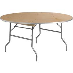 Flash Furniture XA-60-BIRCH-M-GG 60'' HEAVY Dining Table