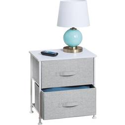 mDesign Nightstands Bedside Table