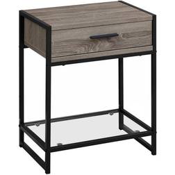 Monarch Specialties Accent Tempered Small Table