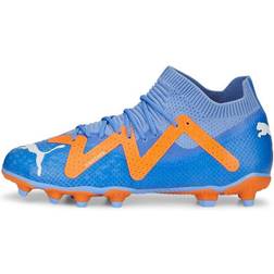 Puma Future Pro FG/AG Junior Firm Ground Soccer Cleats Blue/White/Orange-6.5 no color