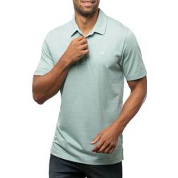 Travismathew The Zinna Polo T-shirt - Heather Beryl Green