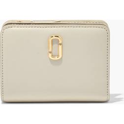 Marc Jacobs Cloud White J Mini Leather Wallet