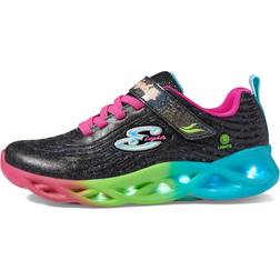 Skechers TWISTY BRIGHTS-COLOR RADIANT Girls Trainers Black/Multi: Infant