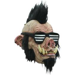 Ghoulish Productions Boar Punk Adult Mask Pink/Black