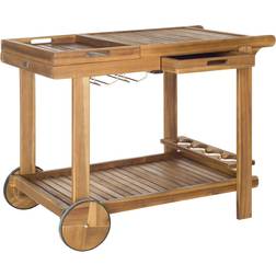 Safavieh Outdoor Collection Trolley Table