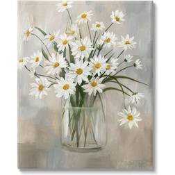 Stupell Industries The Home Collection Daisy Bloom Bouquet Potted Flowers Abstract Wall Decor