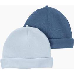 Carter's 2-Pack Caps in Blue 0-3 100% Polyester Blue 0-3