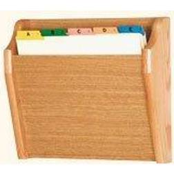 Mallet Single Tapered Pocket Chart Holder Wood