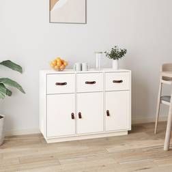 vidaXL Solid Wood Pine Sideboard