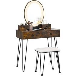 Costway Black Industrial Dressing Table