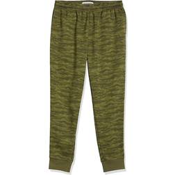 Amazon Essentials Men's Fleece Joggers - Green Abstract/Camo