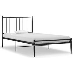 vidaXL black Bed Frame Bed Base