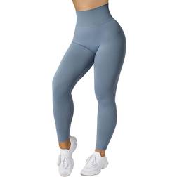 Mooslover Seamless Training Leggings - Grey Blue